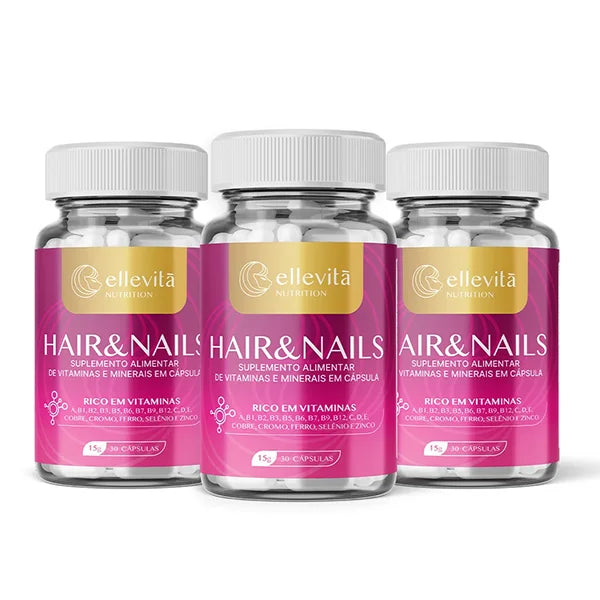 Combo Cabelos e Unhas Fortes