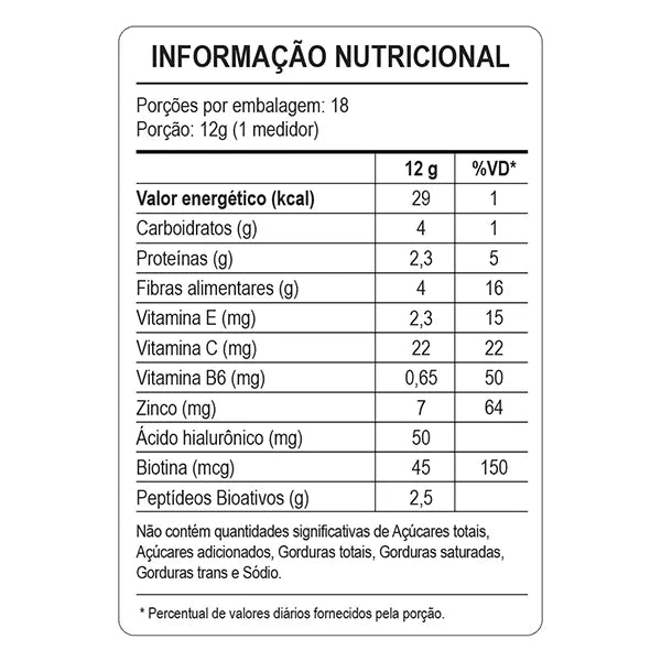 Colágeno Verisol® + Ácido Hialurônico